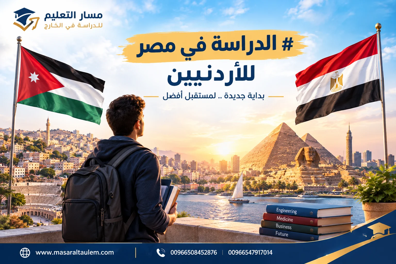 الدراسة في مصر للأردنيين