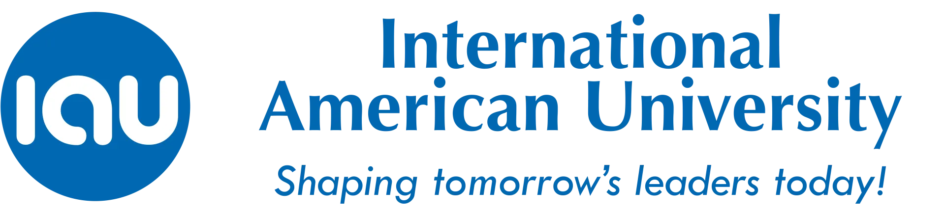 الجامعة الأمريكية الدولية IAU logo